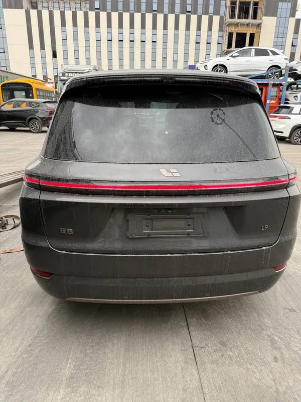 Lixiang L9 Ultra новая без пробега. Мокрый асфальт салон капучино
