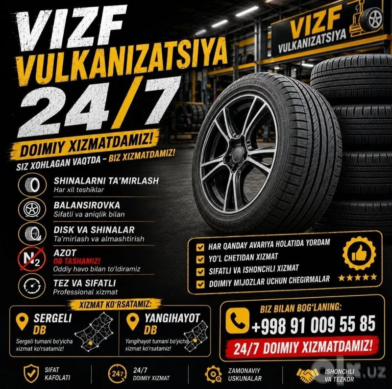 Vizf vulkanizatsiya balon Vizf vulkanizatsiya balon