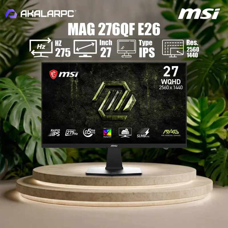 MSI MAG 276QF E26 27" 2K 275Hz Rapid IPS MSI MAG 276QF E26 27" 2K 275Hz Rapid IPS