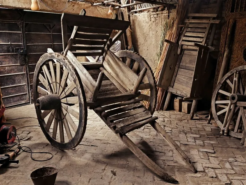 Кадимий арава. Арба старинная . 18-19 век