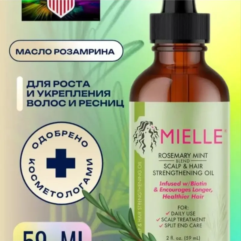 Mielle Rosemary Mint Scalp & Hair Strengthening Oi — фото 1