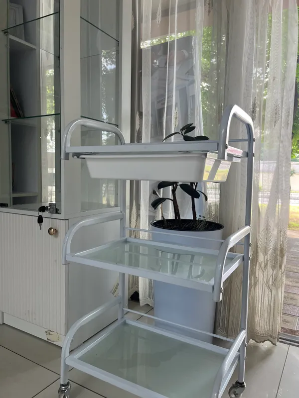 Kosmetologik vitrina shkaf va aravacha komplekt — фото 2