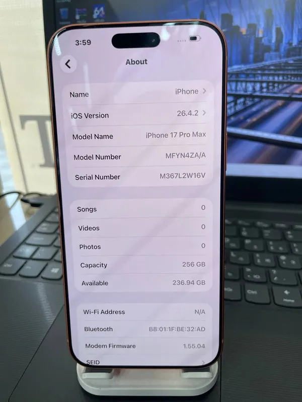 Iphone 17 Pro Max 256 GB (ZA/A) — фото 1