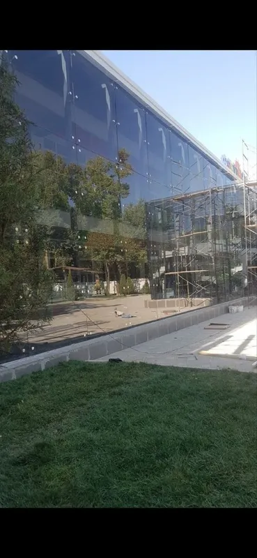 Витраж, 10 мм колёное стекло, стекло фасад 7