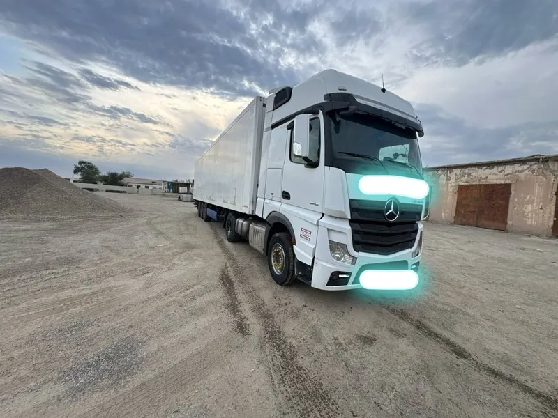 Mercedes Actros EURO 6 + SCHMITZ Реф Сотилади 2