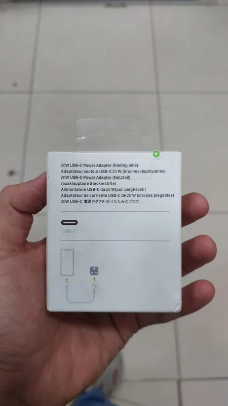 Apple Original 20W USB-C Power Adapter (Original) Янги 3