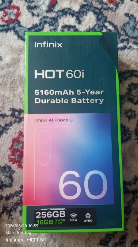 Infinix hot 60 i 256 gblik 8ga8 ekran almashmagan — фото 4