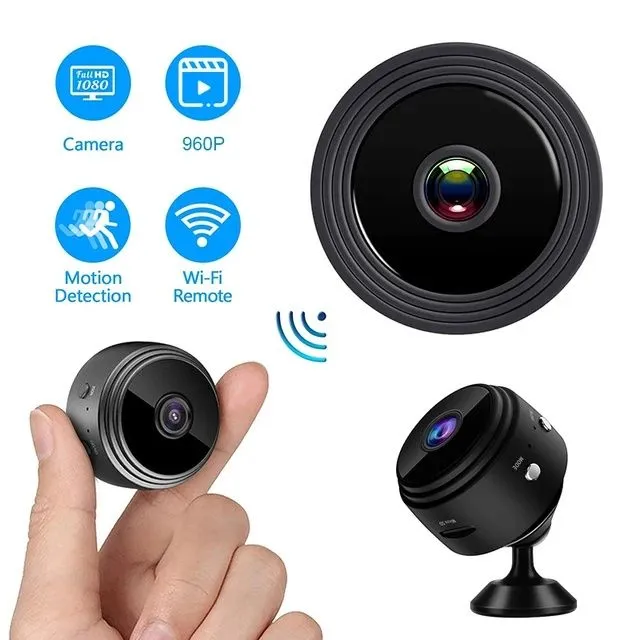 Mini A9 kamera - uy va ofis uchun - wifi orqali ishlaydi — фото 1