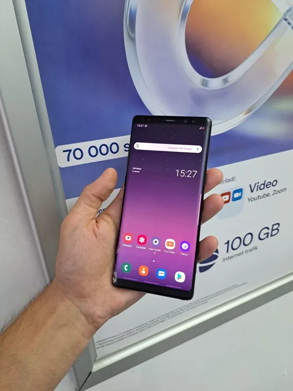 Samsung Galaxy Note 8 память 6/64gb холати расимда