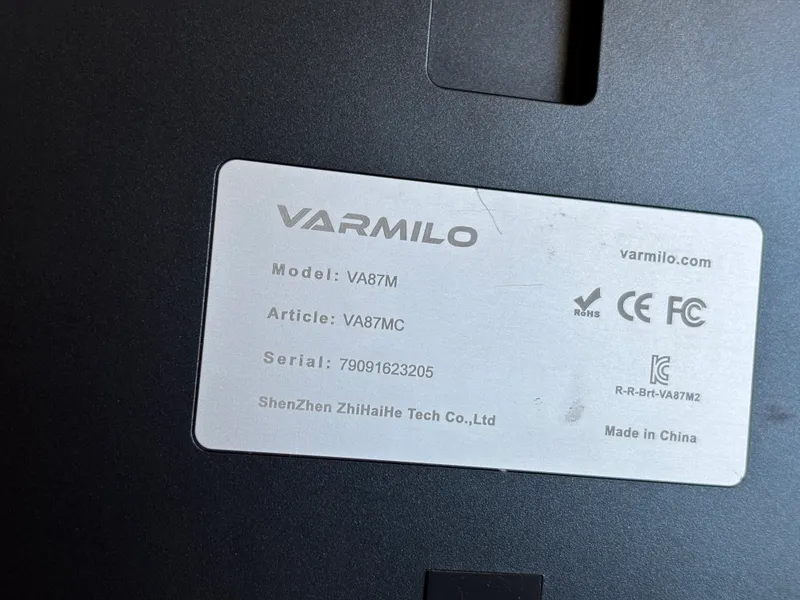 Клавиатура проводная механическая Varmilo VA87M 7