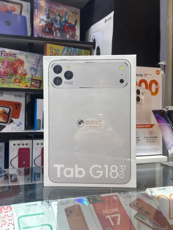 Планшет Tab G18 Pro, красный/серебристый/розовый 3