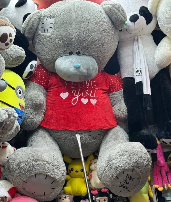 Oq ayiq teddy (170sm) 3 Oq ayiq teddy (170sm) 3