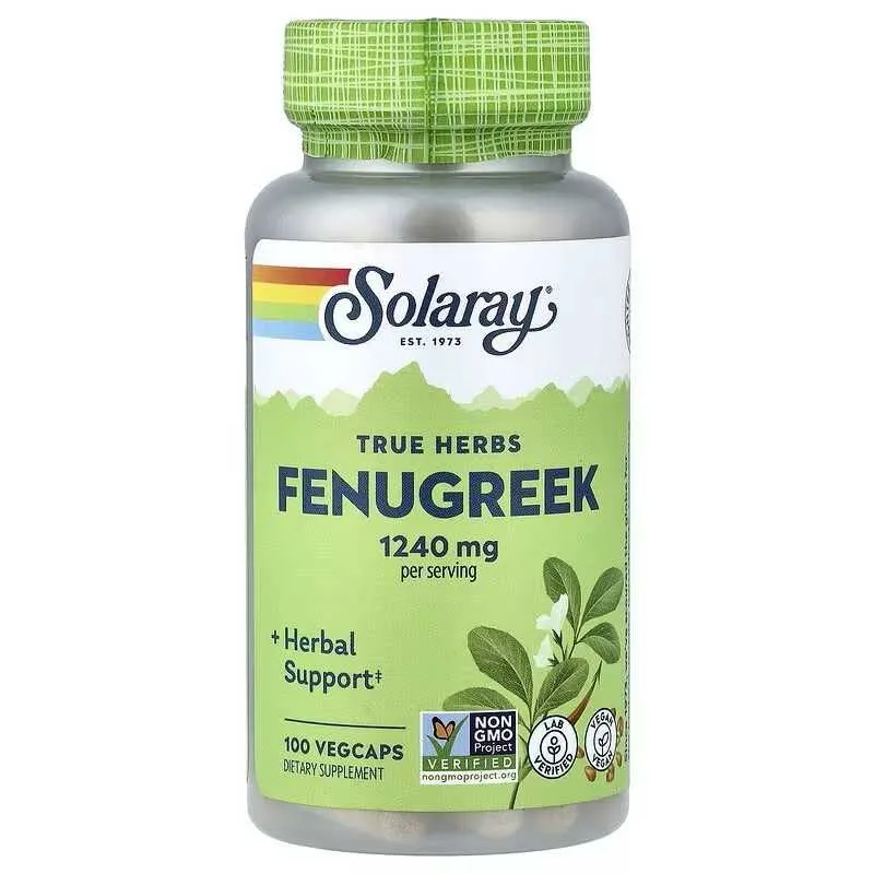 Solaray пажитник Fenugreek 620 mg, 100 vcaps 2 Solaray пажитник Fenugreek 620 mg, 100 vcaps 2