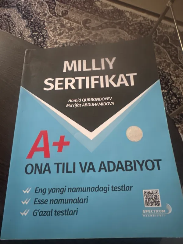 Milli sertifikat Ona tili va Adabiyot