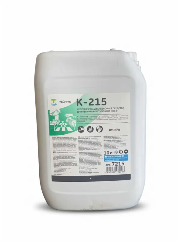 K215 Тайгета Хлорсодержащее щелочное средство для уборки на кухне ,5 л