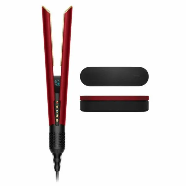 Выпрямитель для волос Dyson Airstrait HT01, Red Velvet / Gold с кейсом — фото 3