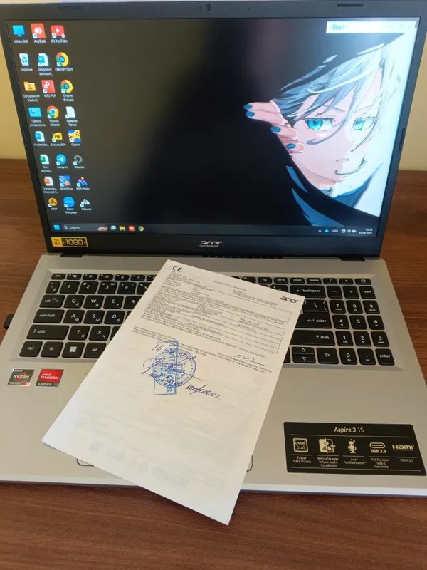 Acer Aspire 3 15 Yangi 5.5mln H