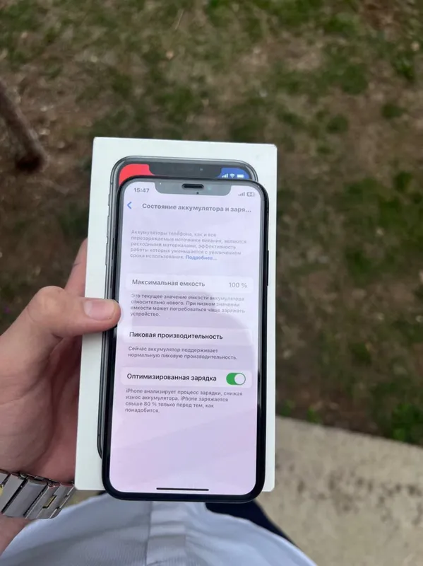 iPhone X 256 GB полный комплект, коробка, документы 7 iPhone X 256 GB полный комплект, коробка, документы 7