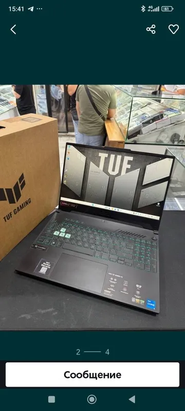 Игровой ноутбук Asus TUF 1 Игровой ноутбук Asus TUF 1