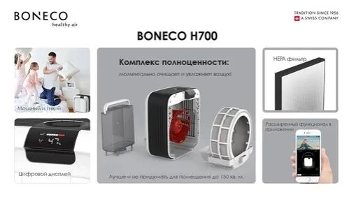 Воздухоувлажнитель-воздухоочиститель Boneco H700 — фото 2
