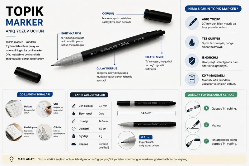 TOPIK Smart Pen topik uchun maxsus ruchka — фото 1