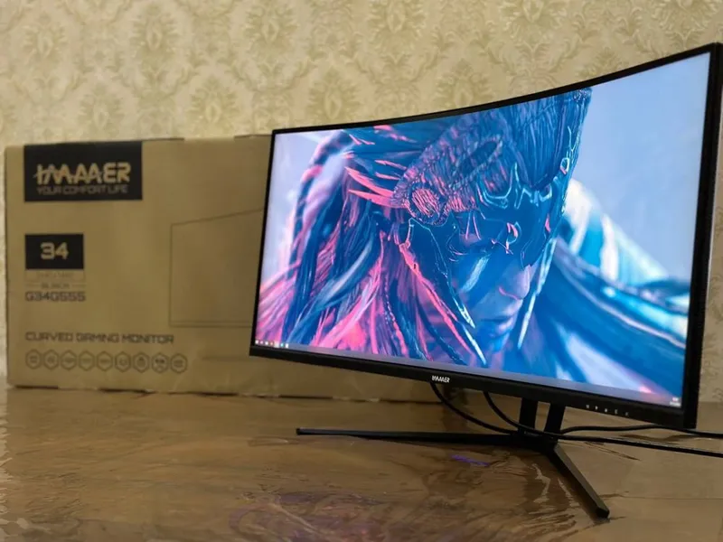 IMMER 34 Curved Gaming 144hz monitor 1