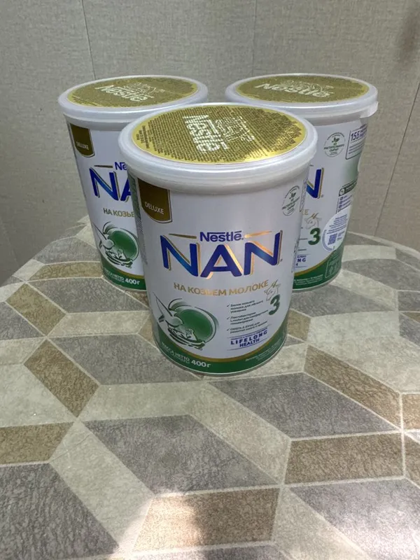 3 шт Детская смесь Nan 3 400гр
