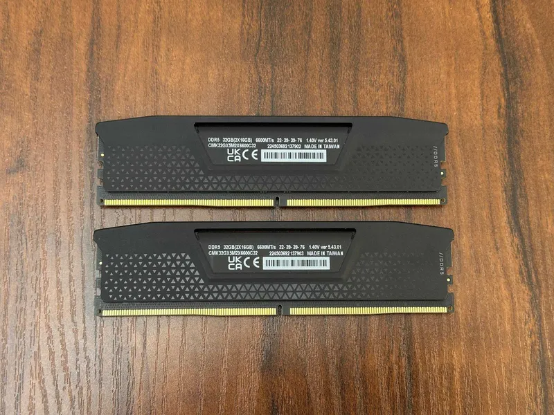 Corsair Vengeance DDR5 32GB 2x16 6600MHz CL32 2 Corsair Vengeance DDR5 32GB 2x16 6600MHz CL32 2