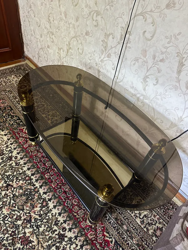Продается подставка под ТВ, телевизор стеклянный. — фото 2