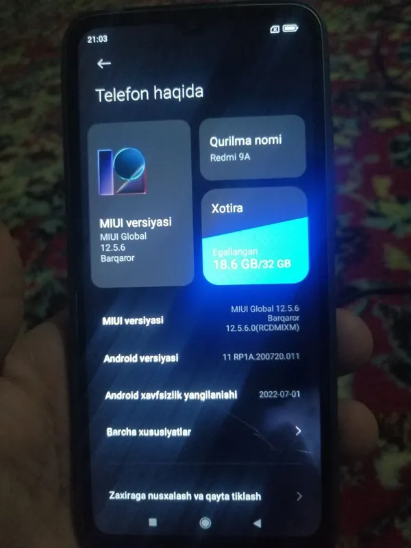 Redmi 9 A sotuvda — фото 2
