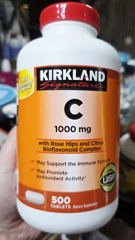 ДОСТАВКИ НЕТ Kirkland Витамин С 1000, 500табл Made in USA