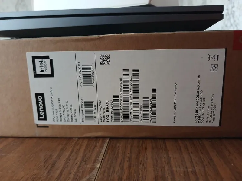 Noutbuk rtx 5050, i5-13450HX. 2