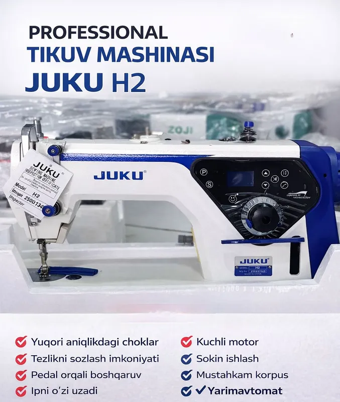 JUKU H2 yarimavtomat, ip o'zi qirqadigan va tez