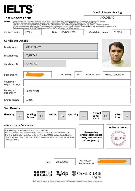 IELTS repetitori 8.5 — фото 1