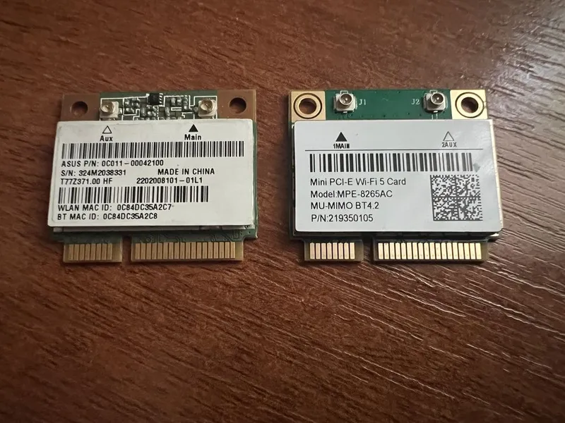 Wifi модули 2,4 и 5 ГГц для ноутбука 1