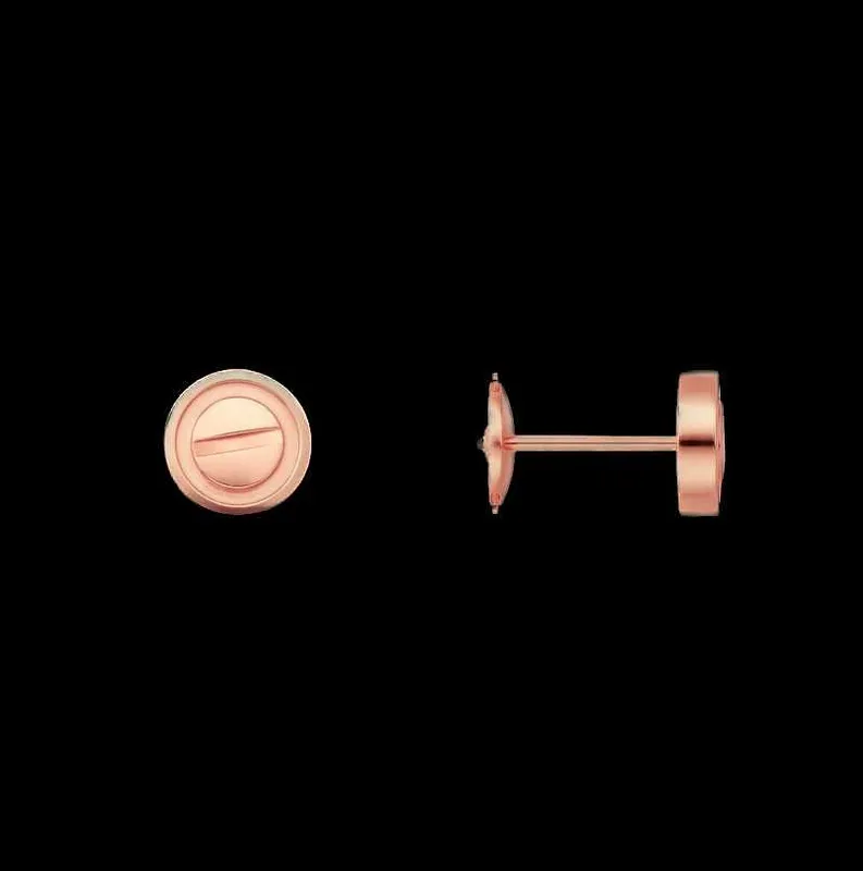 NEW Серьги Cartier love rose gold
