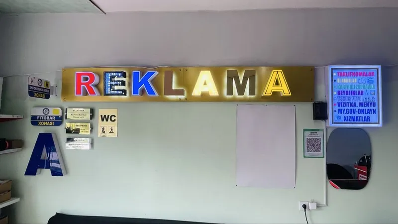 Reklama xizmatlari: Banner, Arakal, Bukva va barcha turdagi ichiki va — фото 1