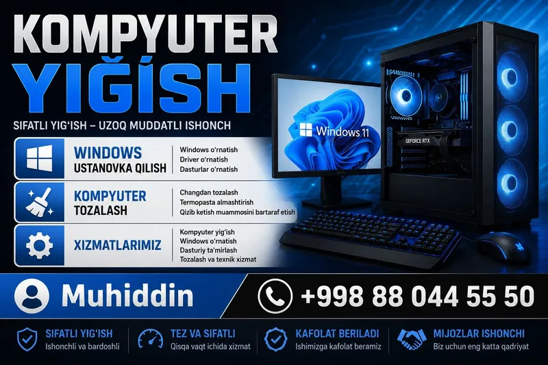 Kompyuter Hizmatlari Tezkor va sifatli