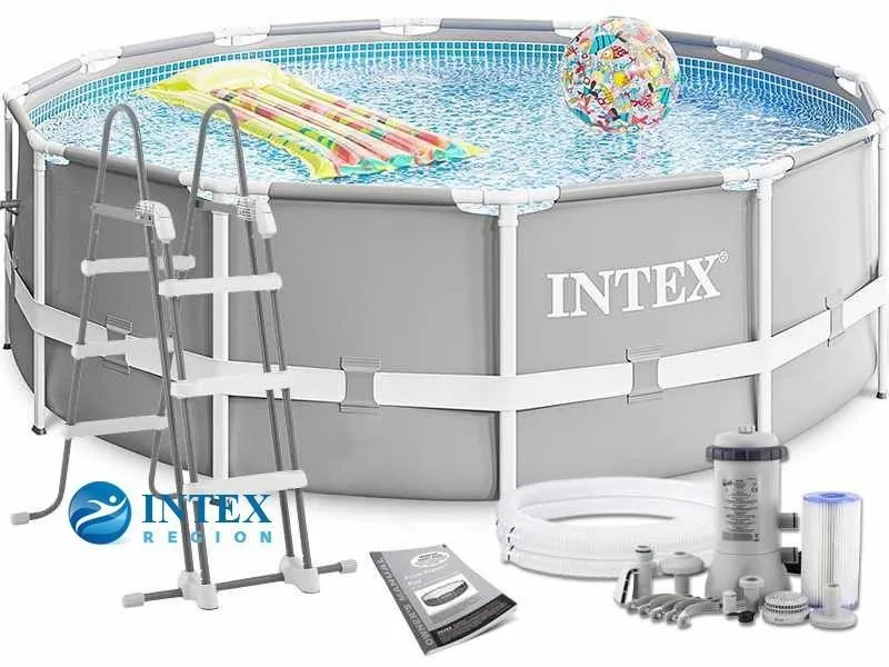 Каркасный бассейн 366×99 INTEX стойка бассейн stoyka basseyn baseyin