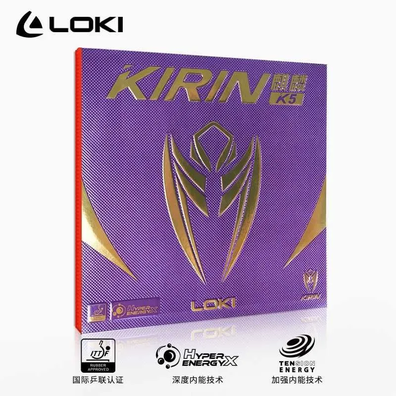 Профессиональная накладка настольного тенниса фирмы Loki Kirin (+шипы) — фото 1