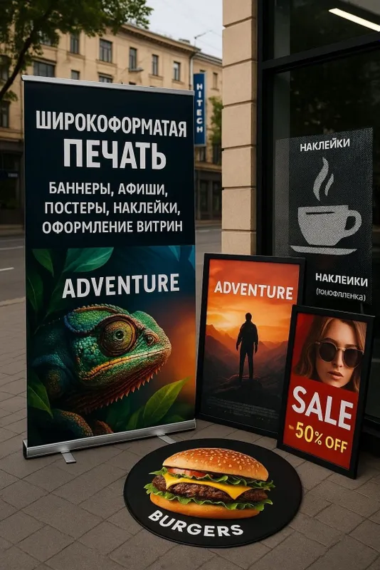 Широкоформатная печать | Печать на оракале | Рекламные услуги — фото 3