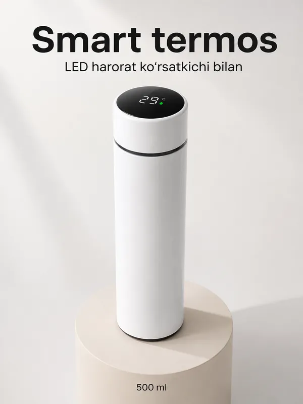 Смарт-термос с LED-дисплеем, 500 мл 1