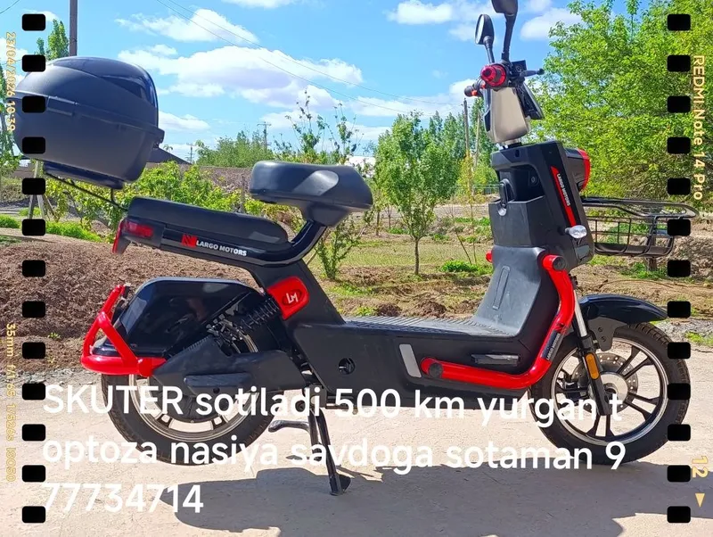 SKUTER sotiladi holati ideal holda ishlab 2025da ishlab chiqarilgan xa