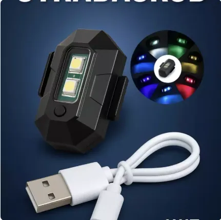 Mini megalka, RGB LED, 7 xil rang, universal