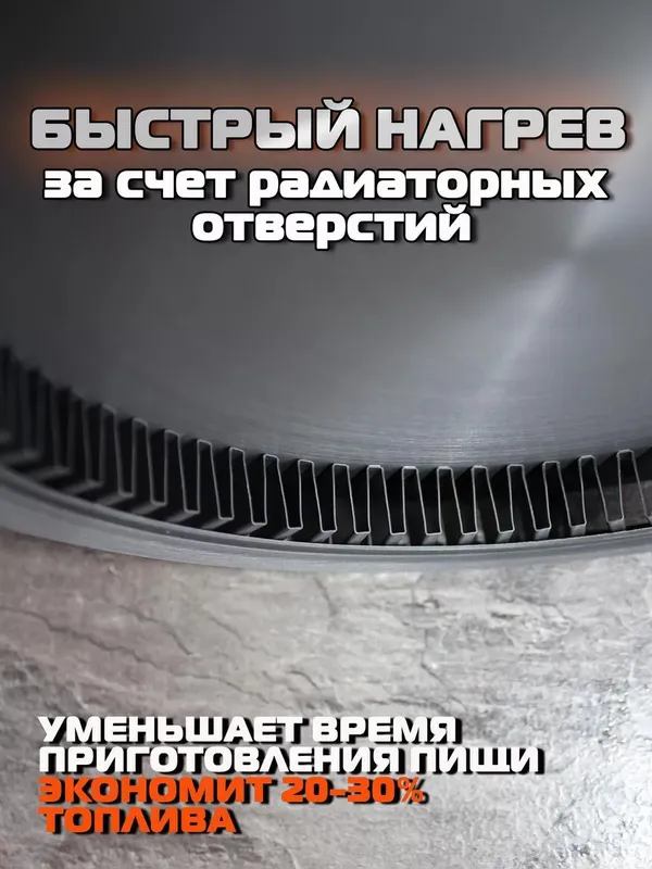 Походный чайник 1,6 л с теплообменником — фото 3