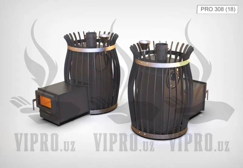 Печь для бани “PRO-308” с закрытой каменкой,печь для сауны,баня,сауна 4 Печь для бани “PRO-308” с закрытой каменкой,печь для сауны,баня,сауна 4