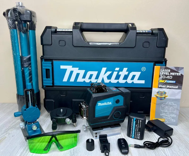 Лазерный уровень Makita 4 D + Bluetooth колонка — фото 3