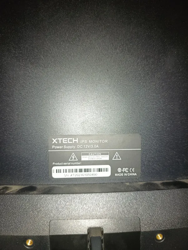Xtech 165Hz IPS monitor zapchastga, ekrani kuygan — фото 2