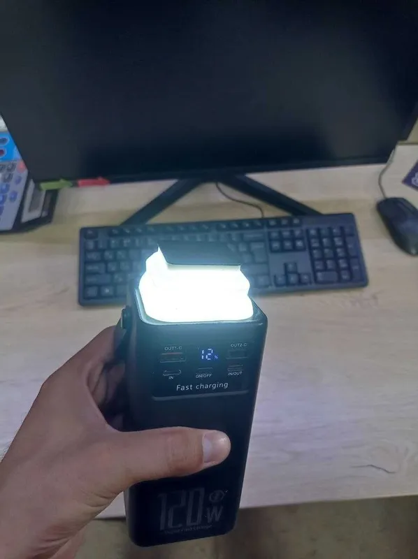 PowerBank ПОВЕР БАНК 120 ВАТ БЫСТРАЯ ЗАРЯДКА новый подаренный 420 000 5