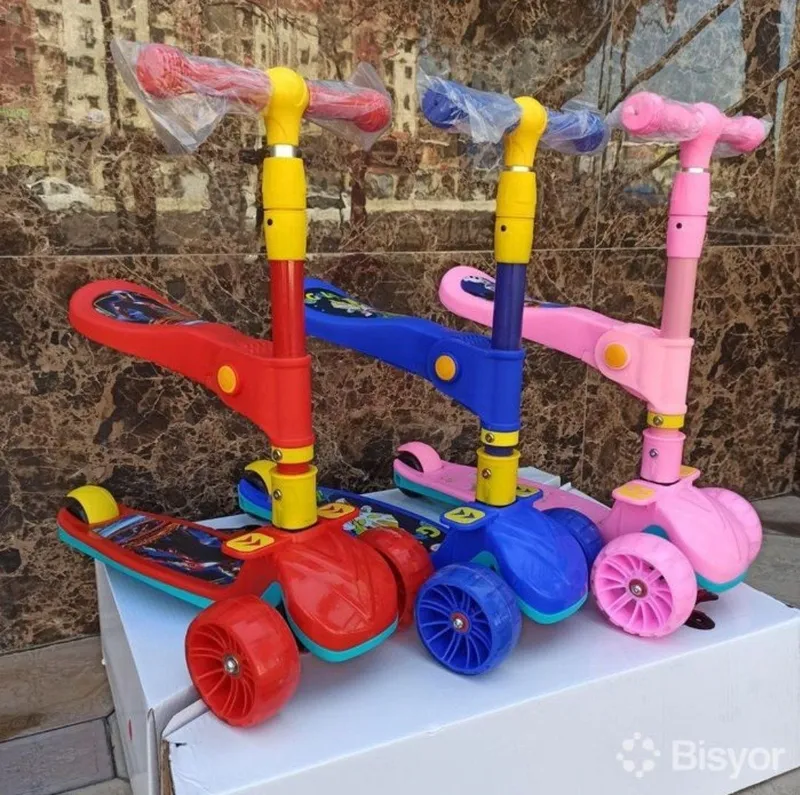 Детский самокат — трёхколёсный самокат. 3